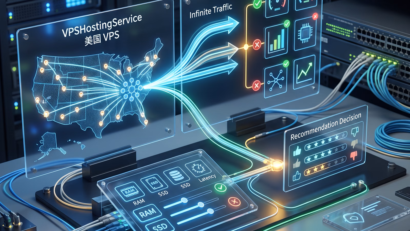 VPSHostingService 美国 VPS 实测：无限流量背后的性能表现与购买建议
