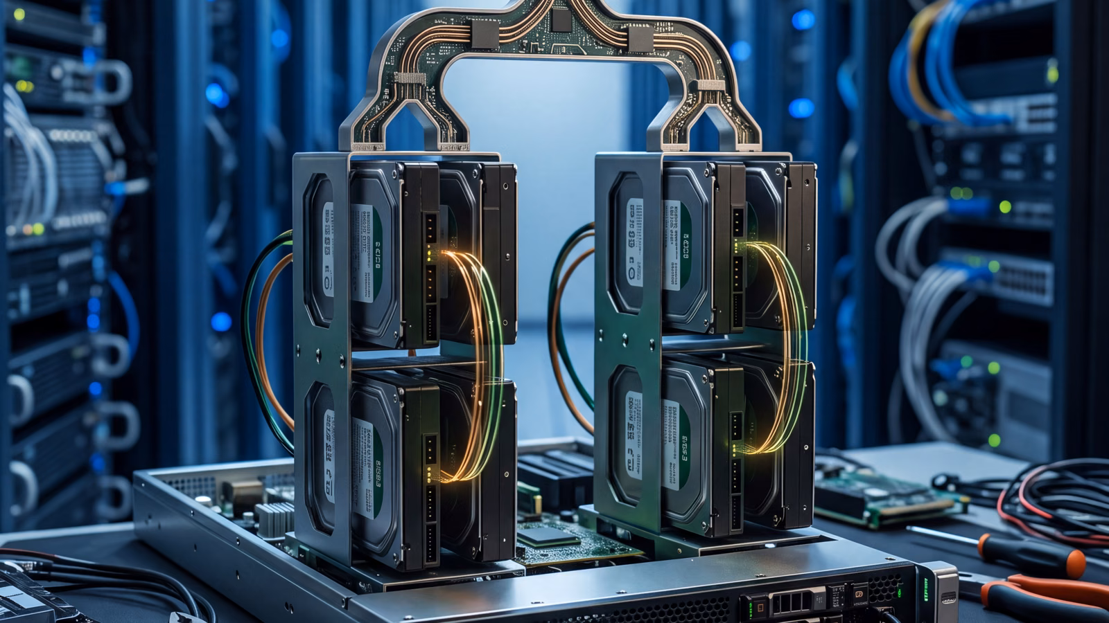 RAID 10 独立服务器磁盘阵列：结构原理、50% 容量利用率与 RAID 5、RAID 6 对比选购指南